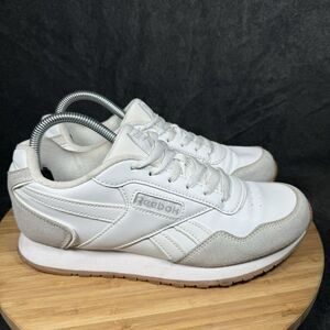 S Reebok Womens Classic‎ Harman Run R30115W White Casual Shoes Sneakers Size 8.5